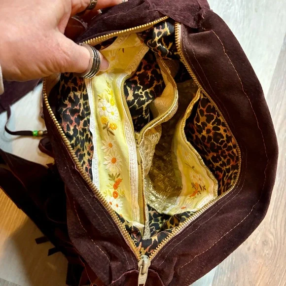 Handmade One of a Kind Boho Bag with Lots of Dangly Jewels and Gemstones